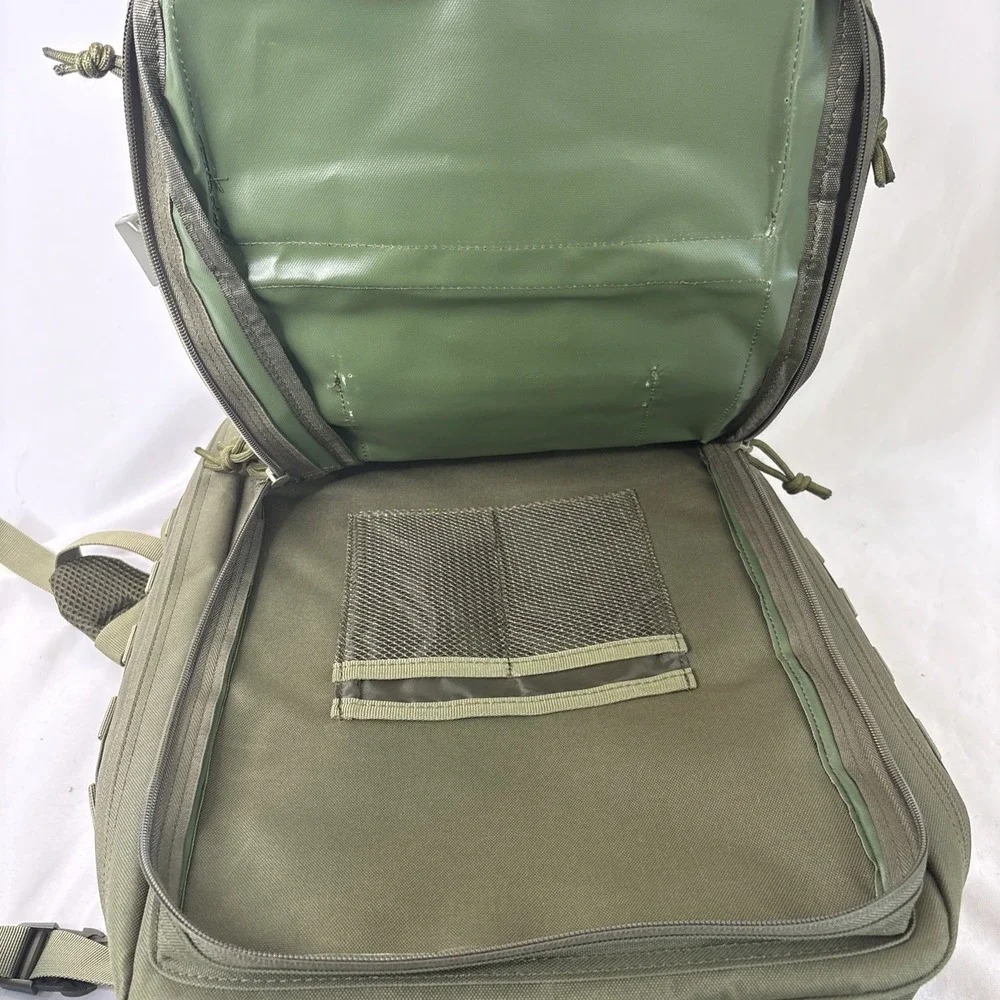 USCCA Military Green Tactical Backpack Adjustable Straps Multi Pocket Gorpcore